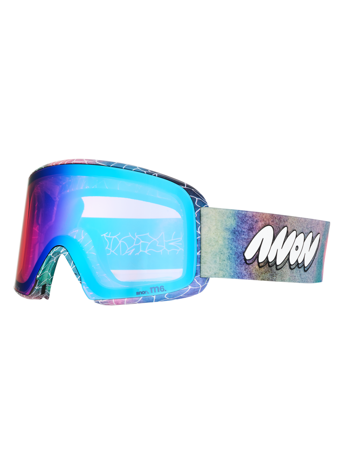 M6 Goggles + Bonus Lens + MFI® Face Mask - LB Watercolor / Perceive Variable Blue