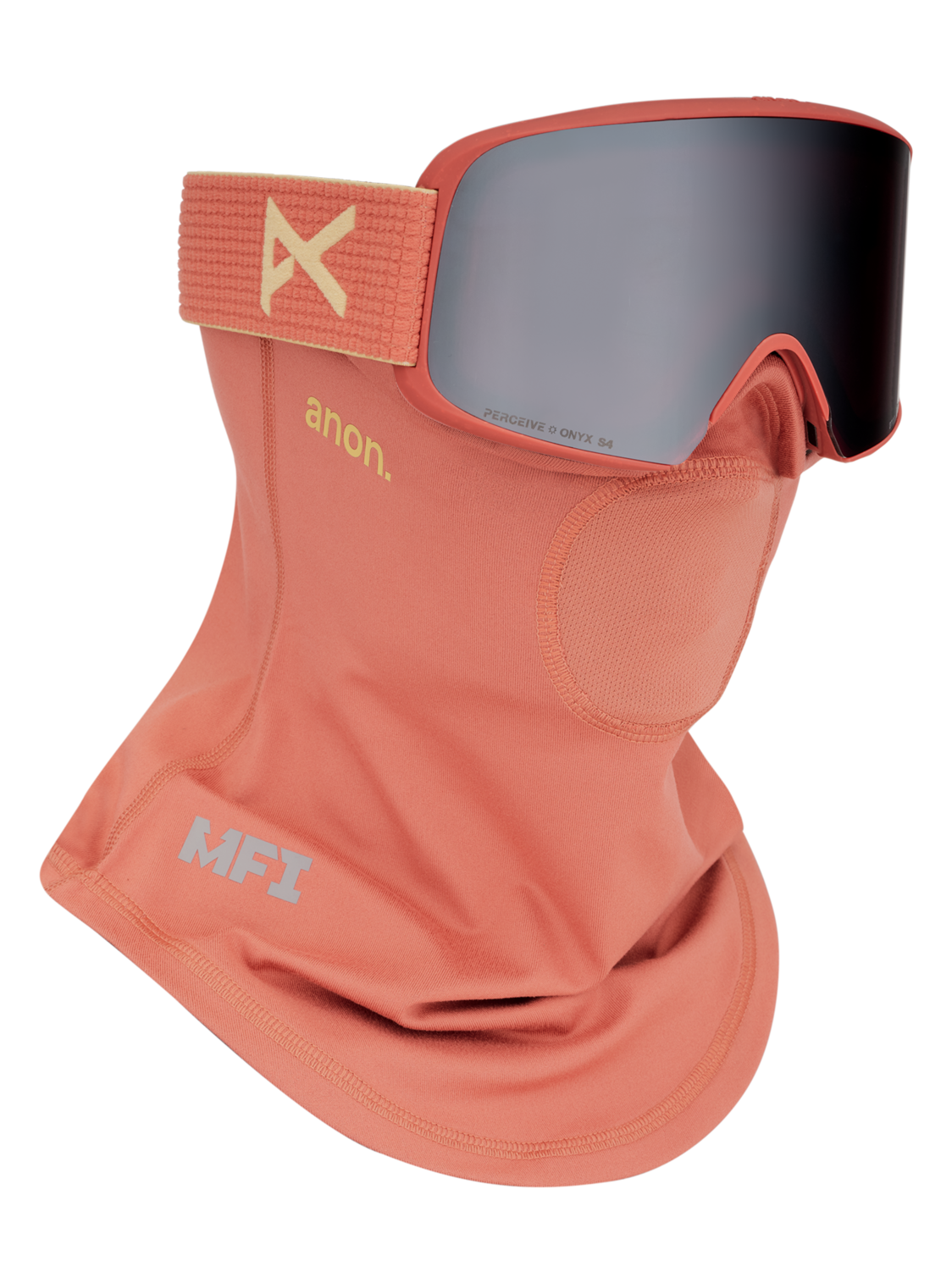M6 Goggles + Bonus Lens + MFI® Face Mask - Terracotta / Perceive Sunny Onyx