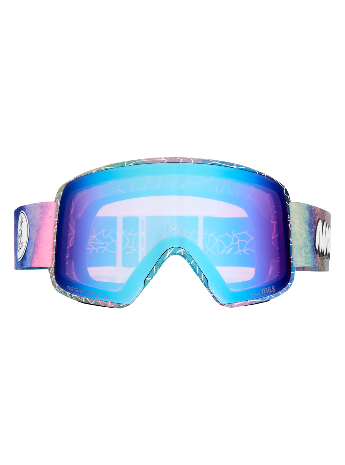 M6S Goggles + Bonus Lens + MFI® Face Mask - LB Watercolor / Perceive Variable Blue