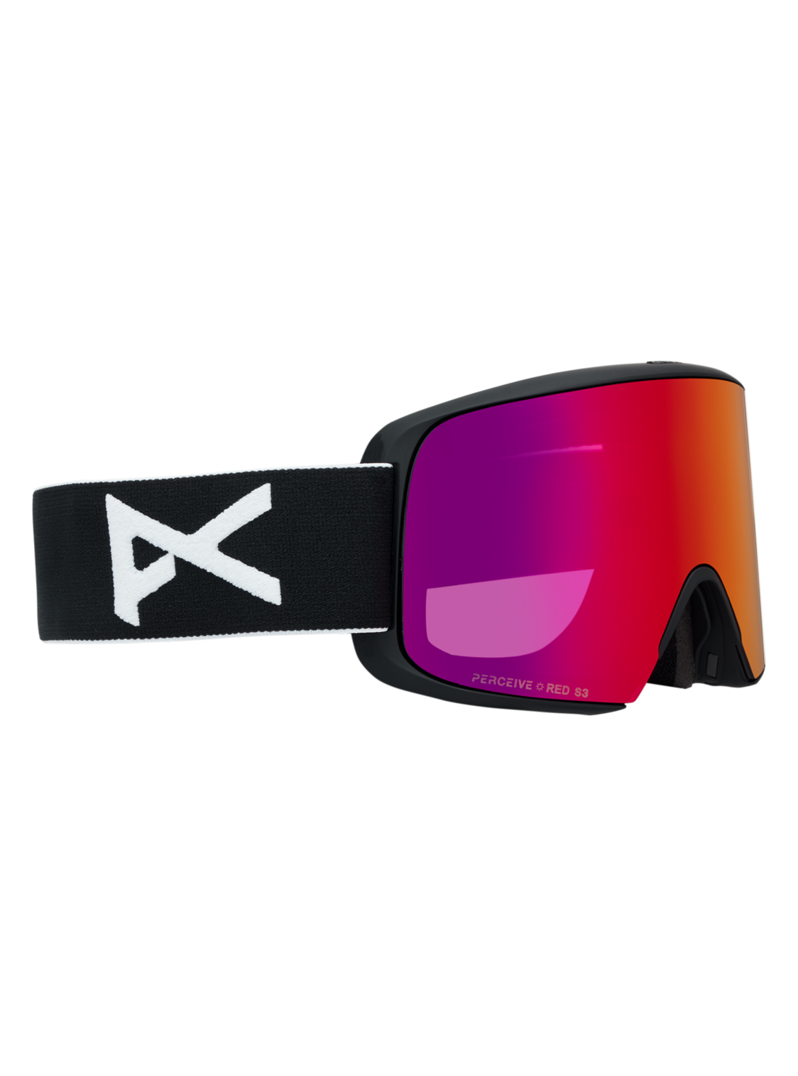 M6S Goggles + Bonus Lens + MFI® Face Mask - Black/Perceive Sunny Red