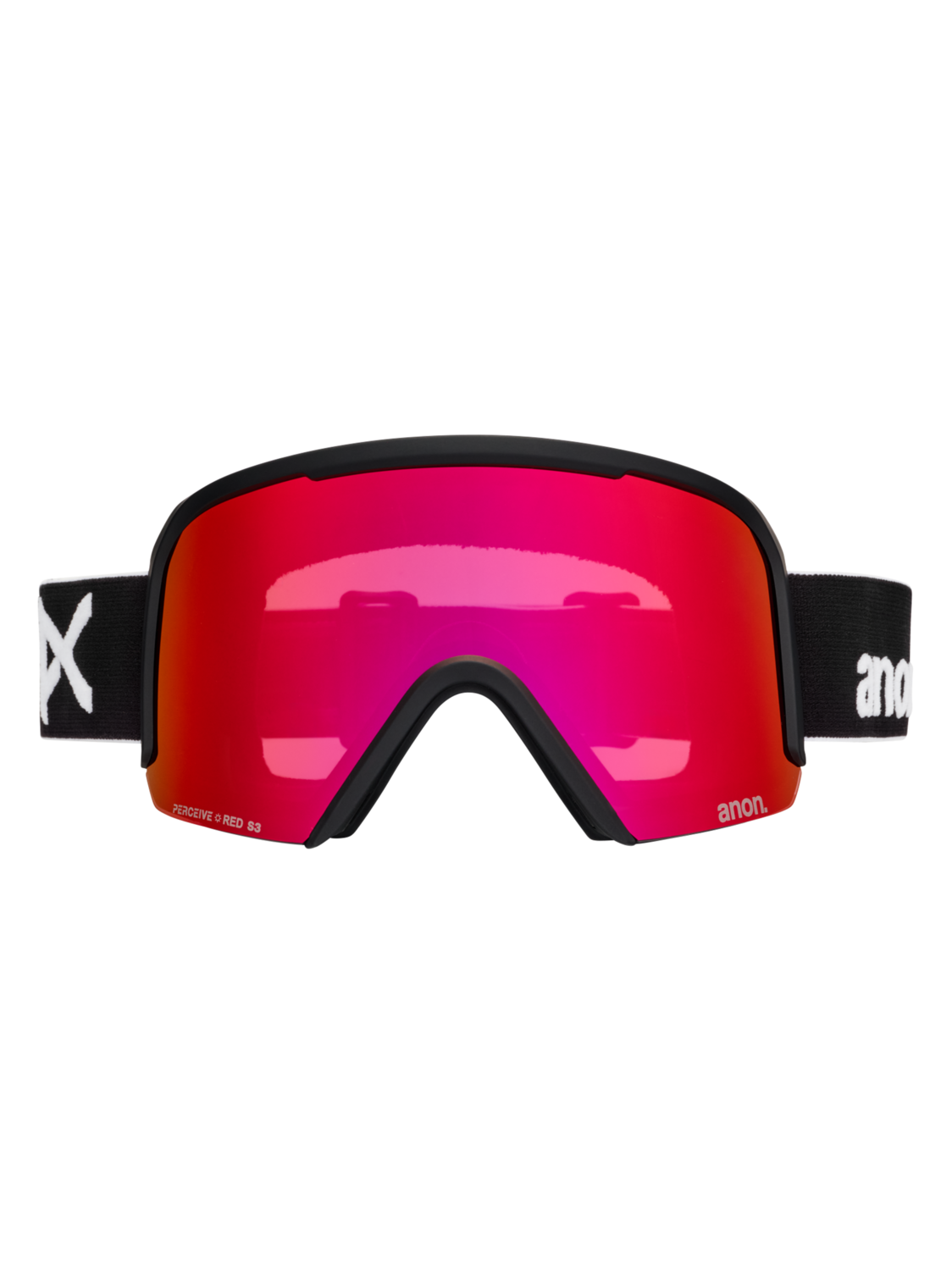 Nesa S Goggles + Bonus Lens + MFI® Face Mask - Black/Perceive Sunny Red