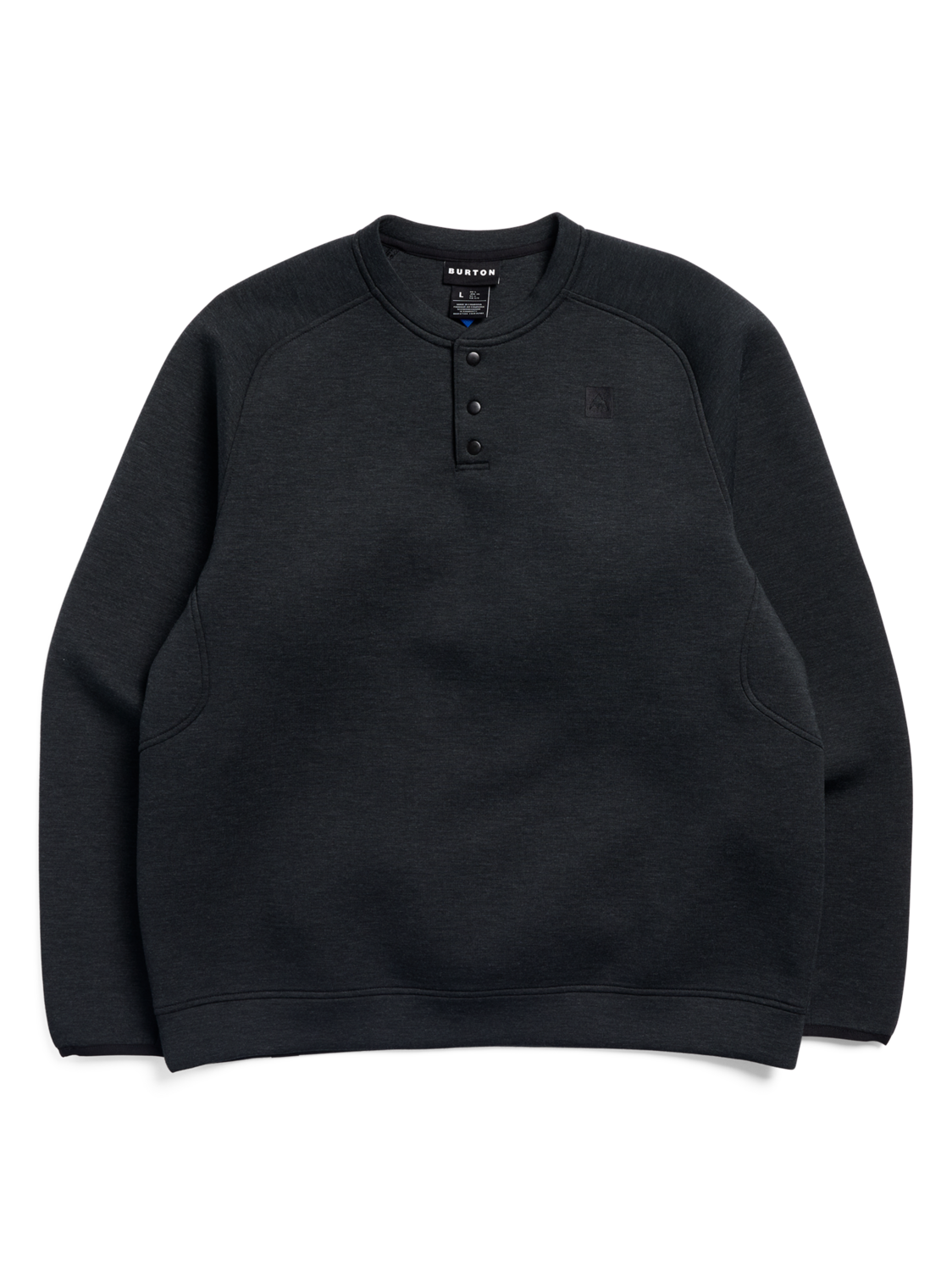 Men's SpaceCloud Henley - True Black Heather