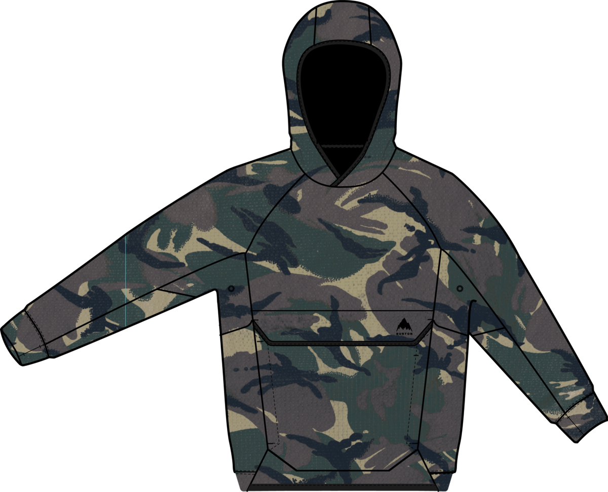 Kids' Crown Weatherproof Riding Pullover Hoodie - Seersucker Camo