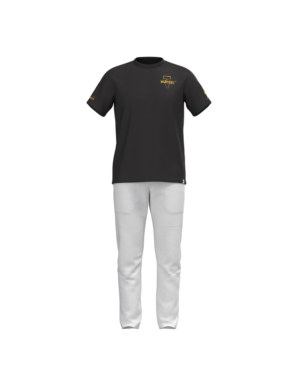 Jason B Seven Short Sleeve T-Shirt - True Black