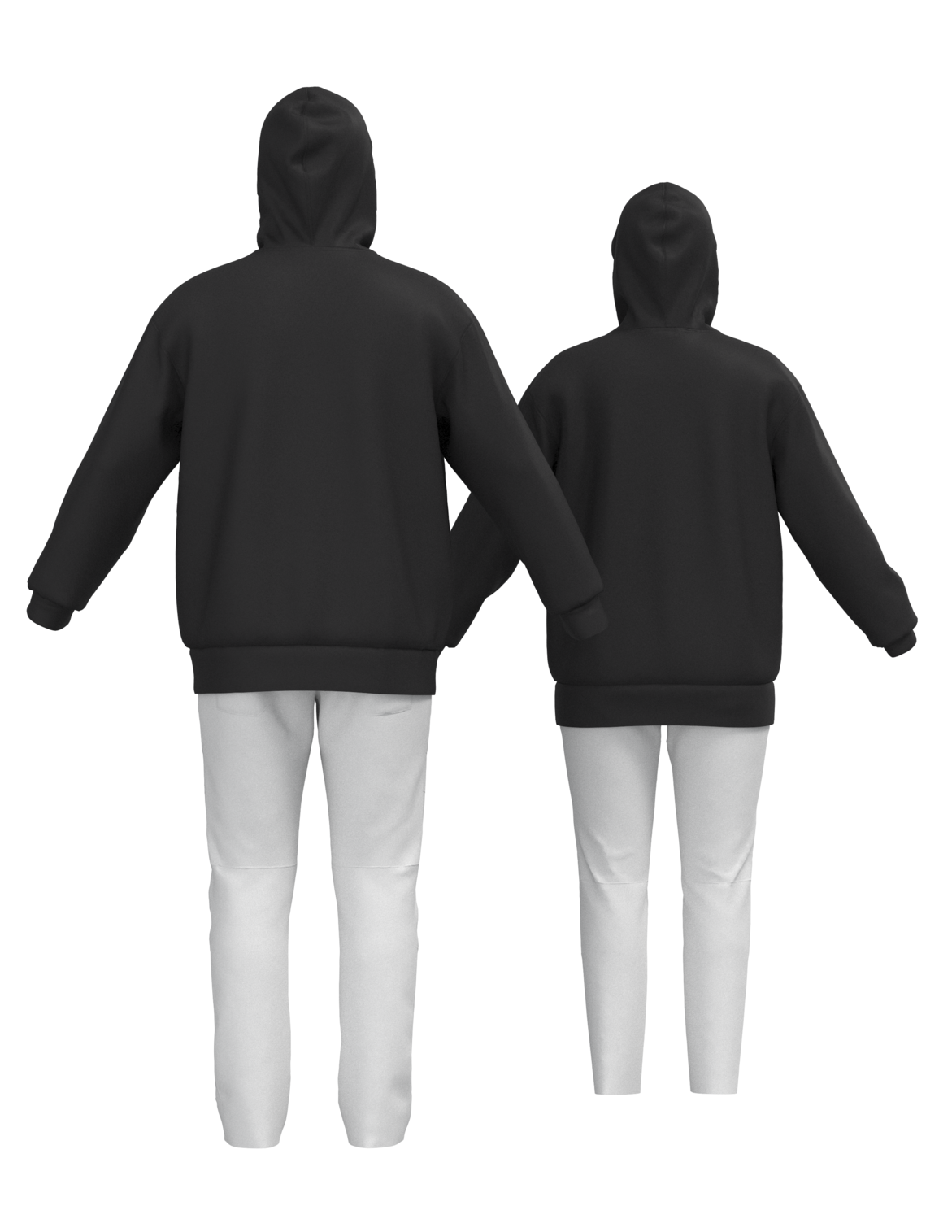Blossom 27 Pullover Hoodie - True Black
