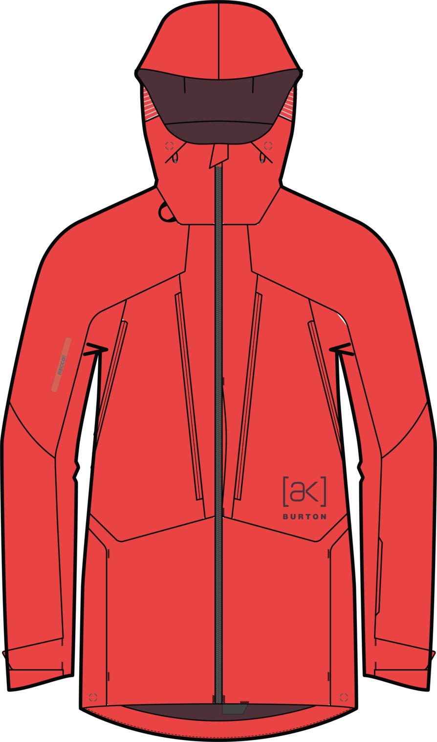 Women's [ak] Swash Synthetic Insulated GORE-TEX 2L Jacket - Hot Tamale