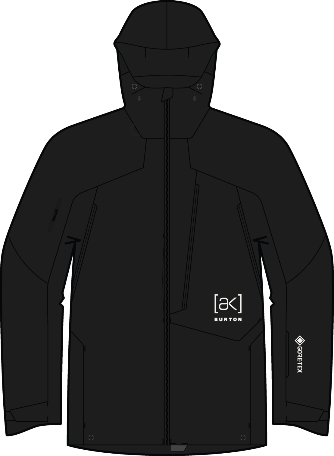 Men's [ak] Cyclic GORE-TEX 2L Jacket - True Black