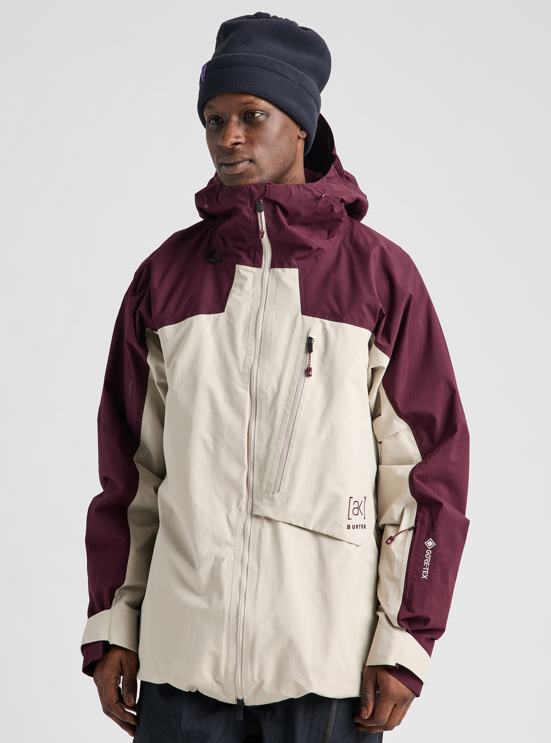 Men's [ak] Cyclic GORE-TEX 2L Jacket - Rum Raisin/Chinchilla Gray