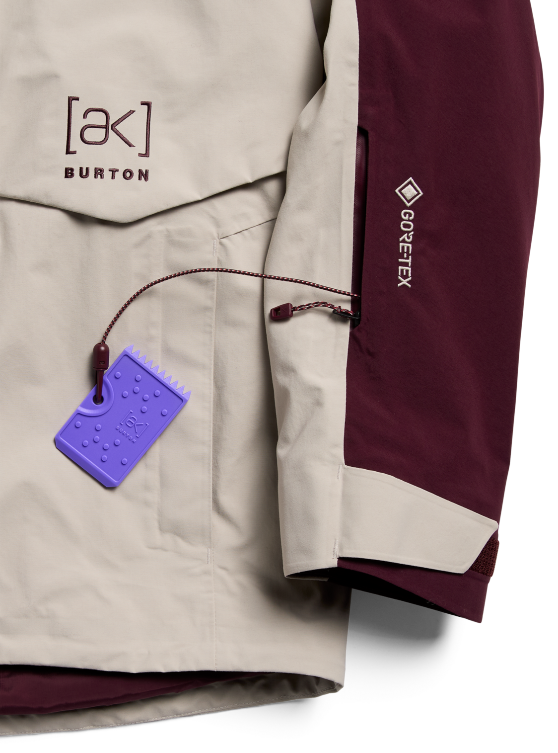 Men's [ak] Cyclic GORE-TEX 2L Jacket - Rum Raisin/Chinchilla Gray