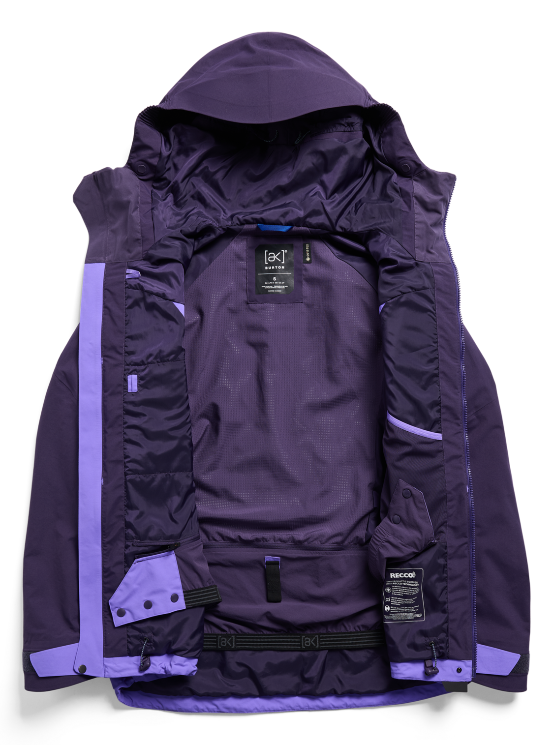 Women's [ak] Cyclic GORE-TEX 2L Jacket - Nightshade Purple/Purple Voltage