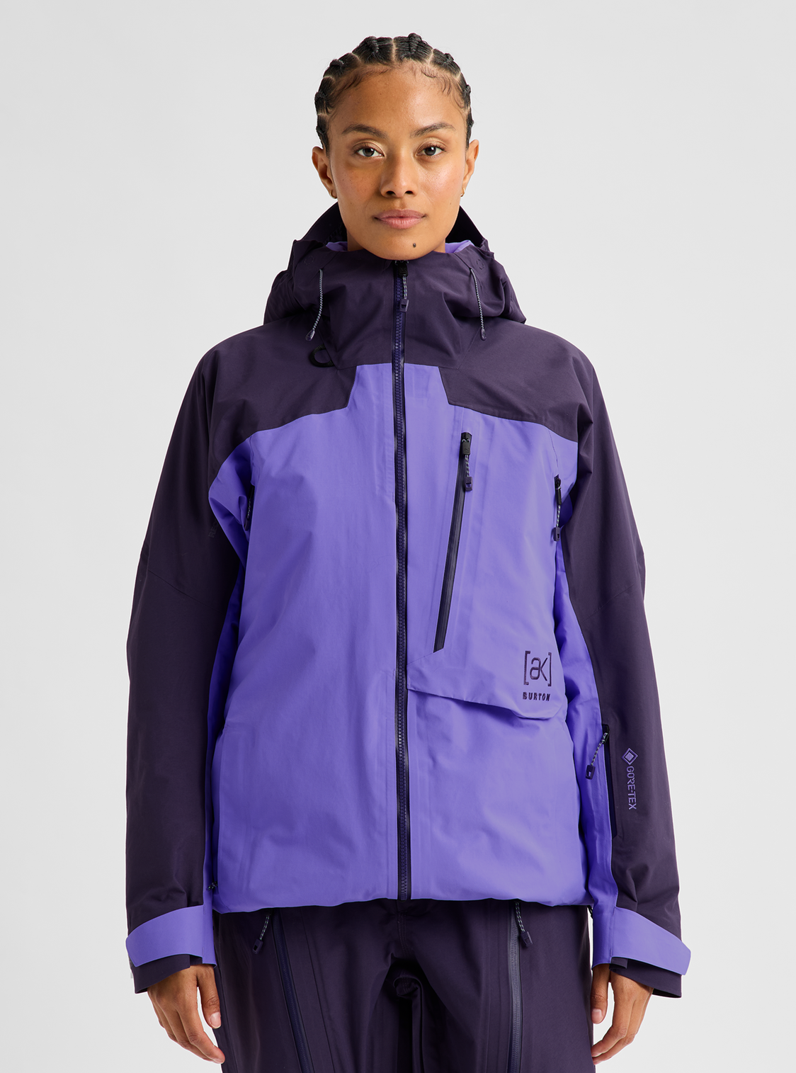 Women's [ak] Cyclic GORE-TEX 2L Jacket - Nightshade Purple/Purple Voltage