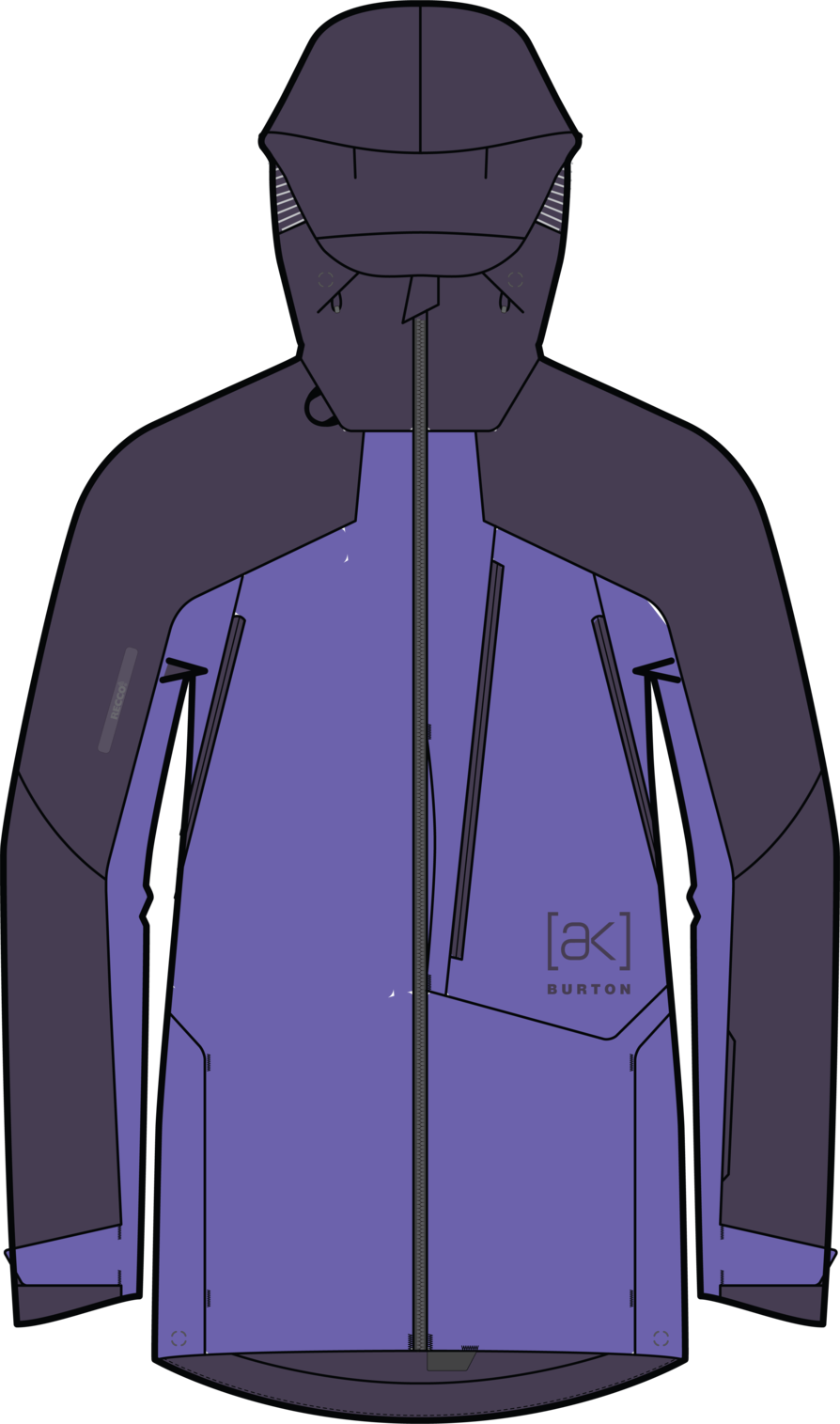 Women's [ak] Cyclic GORE-TEX 2L Jacket - Nightshade Purple/Purple Voltage