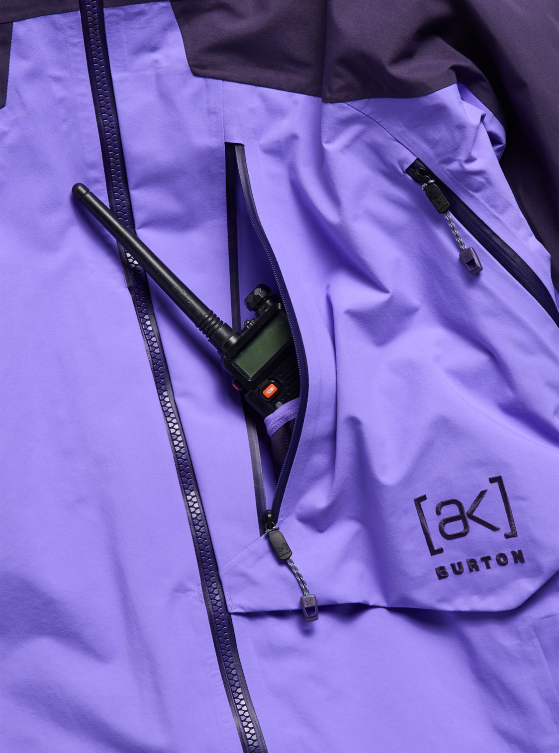 Women's [ak] Cyclic GORE-TEX 2L Jacket - Nightshade Purple/Purple Voltage
