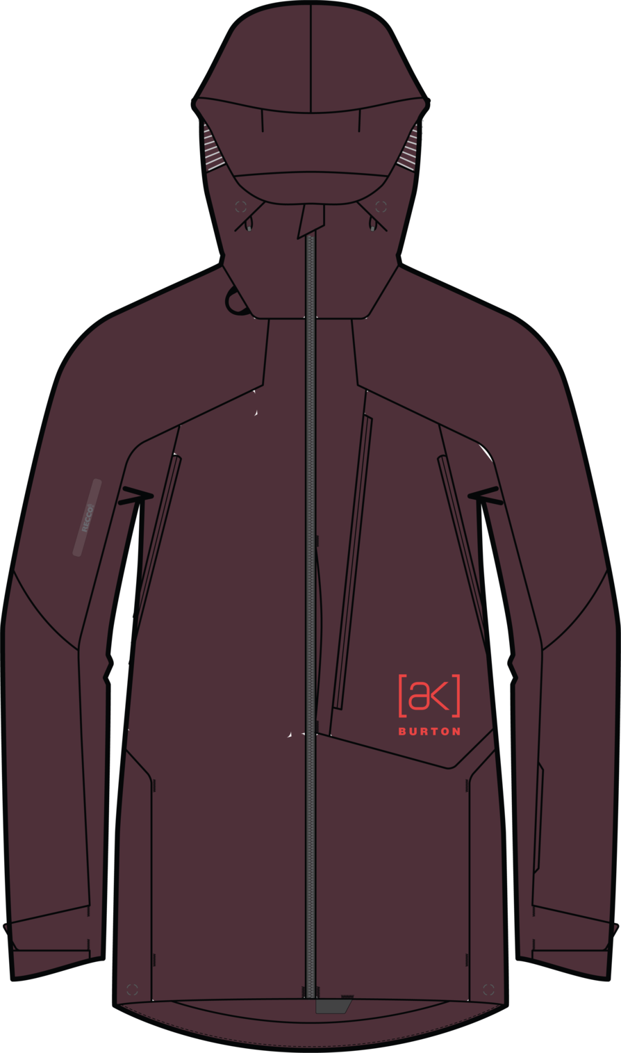 Women's [ak] Cyclic GORE-TEX 2L Jacket - Rum Raisin