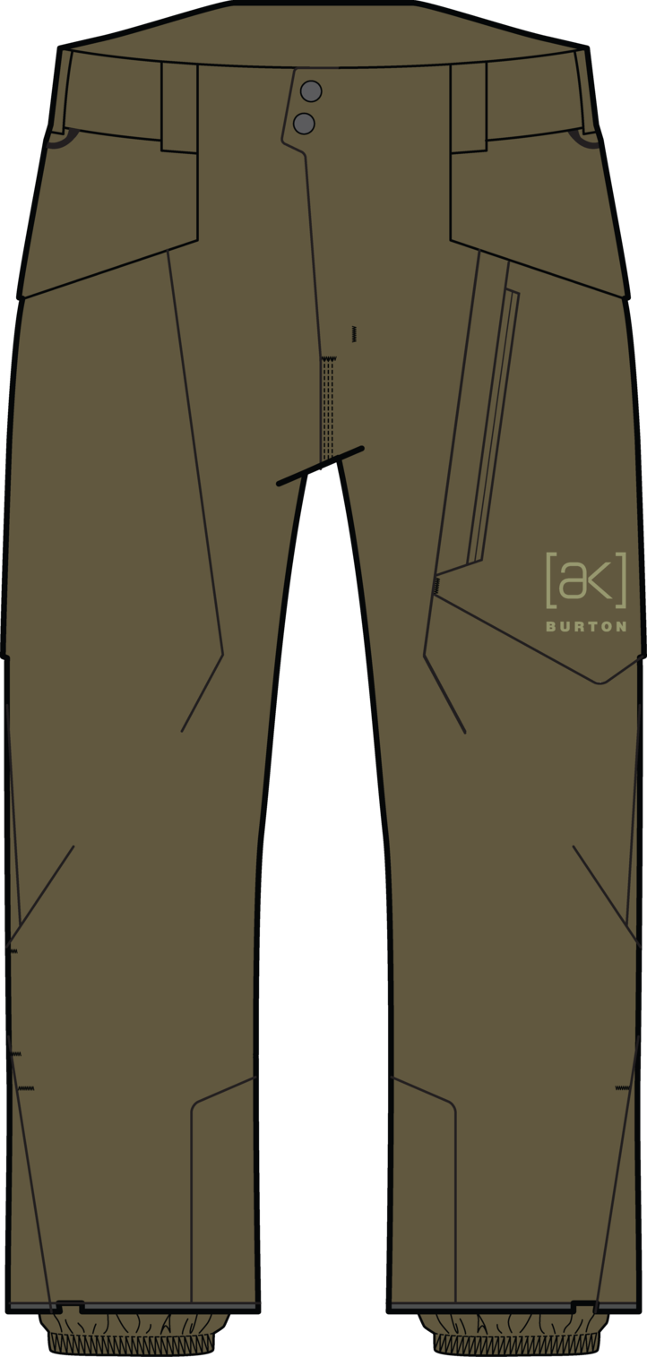 Men's [ak] Cyclic GORE-TEX 2L Pants - Dried Moss