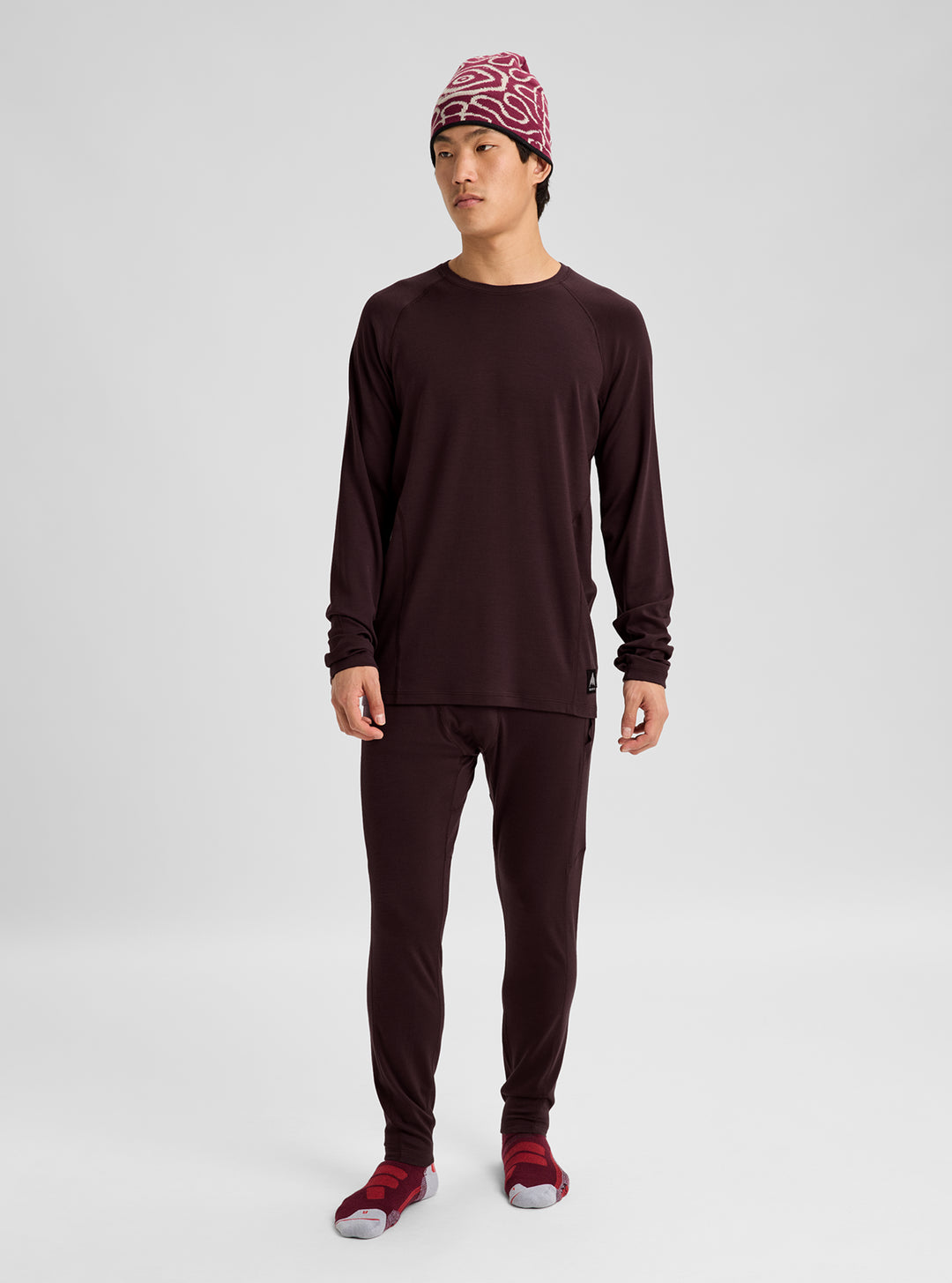 Men's Merino Blend Midweight Base Layer Crew