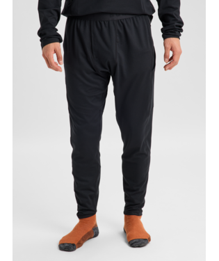 Men's Synthetic Midweight Base Layer Pants - True Black