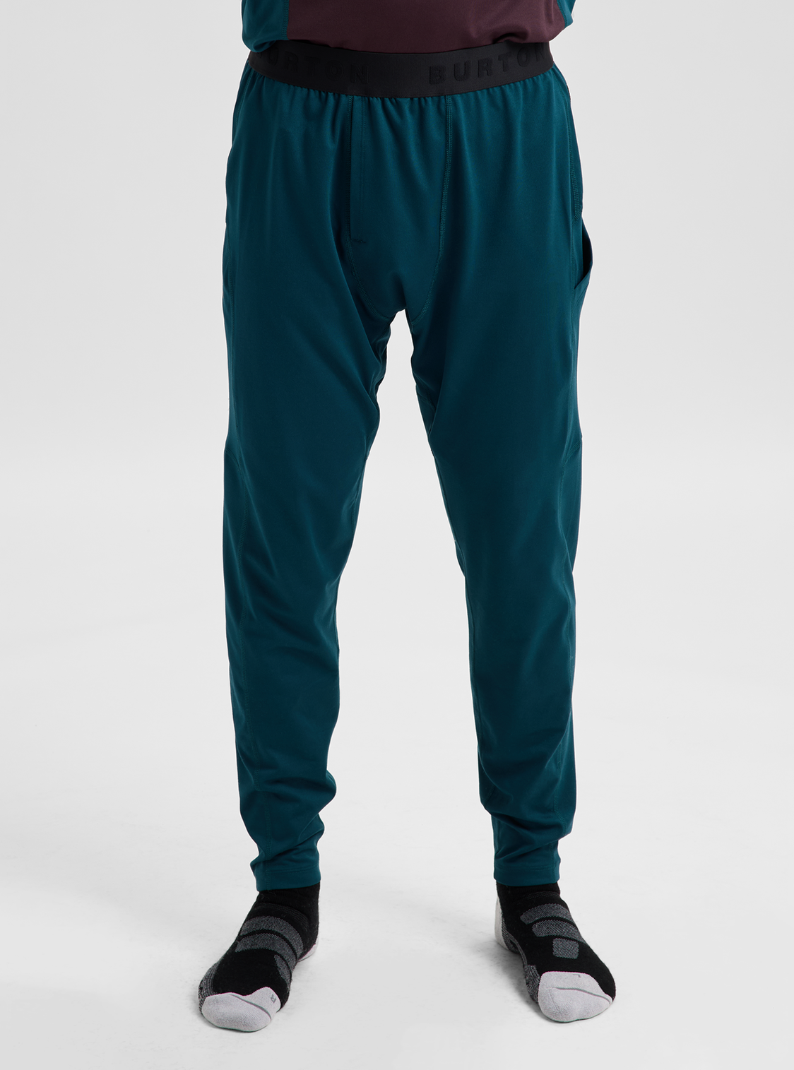 Men's Synthetic Midweight Base Layer Pants - Atlantic Teal