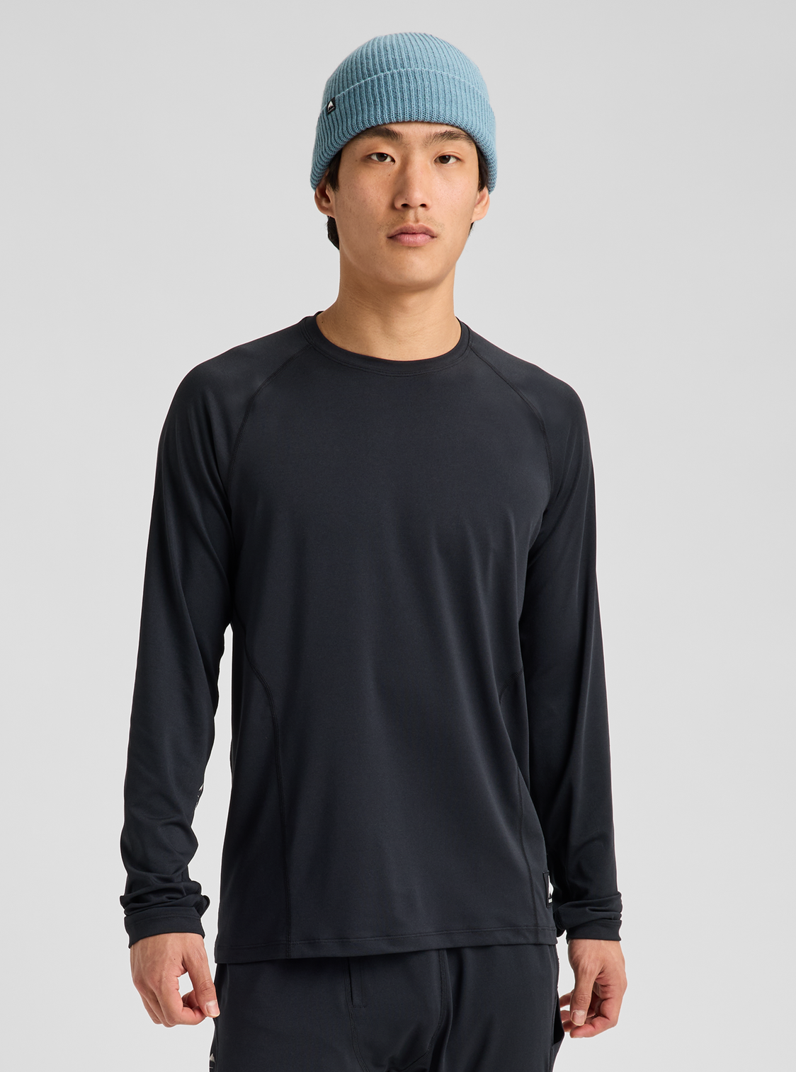 Men's Synthetic Lightweight Base Layer Crewneck - True Black
