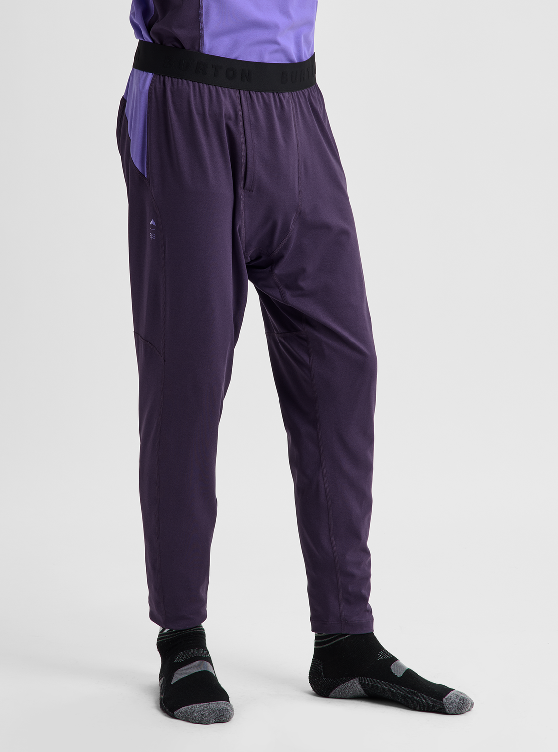 Men's Synthetic Lightweight Basel Layer Pants - Nightshade Purple/Purple Voltage