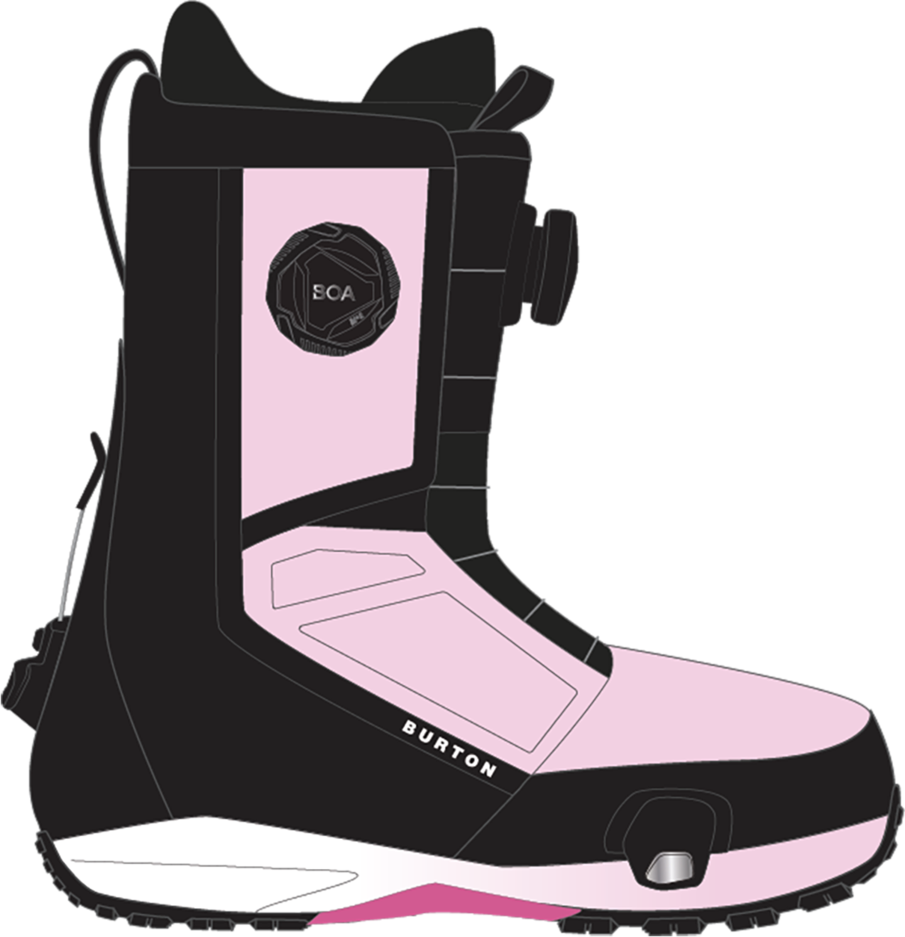 Women's Highshot Plus Step On® Snowboard Boots - Black/Pink