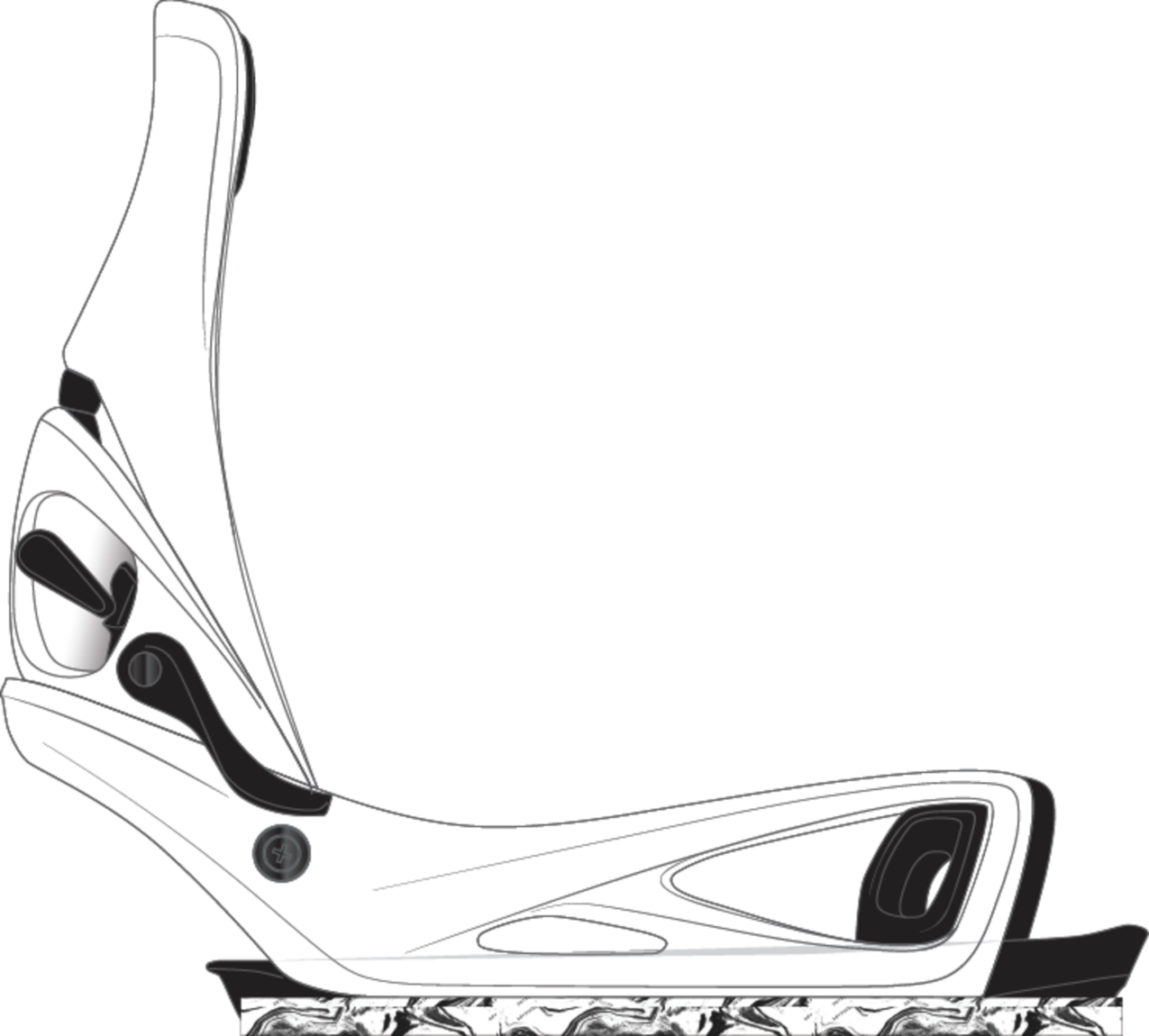 Men's Step On Cartel X Snowboard Bindings - White