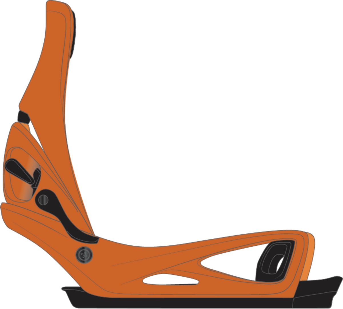 Men's Step On Cartel X Snowboard Bindings - Goldfish Orange
