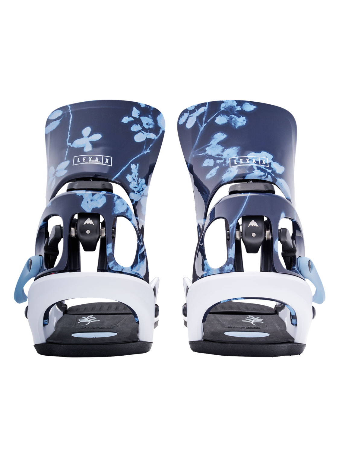 Women's Step On® Lexa X Snowboard Bindings - Cyanotype Floral/White