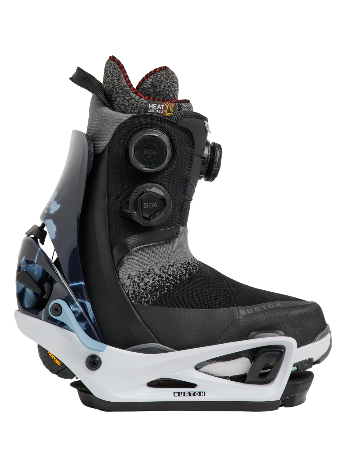 Women's Step On® Lexa X Snowboard Bindings - Cyanotype Floral/White