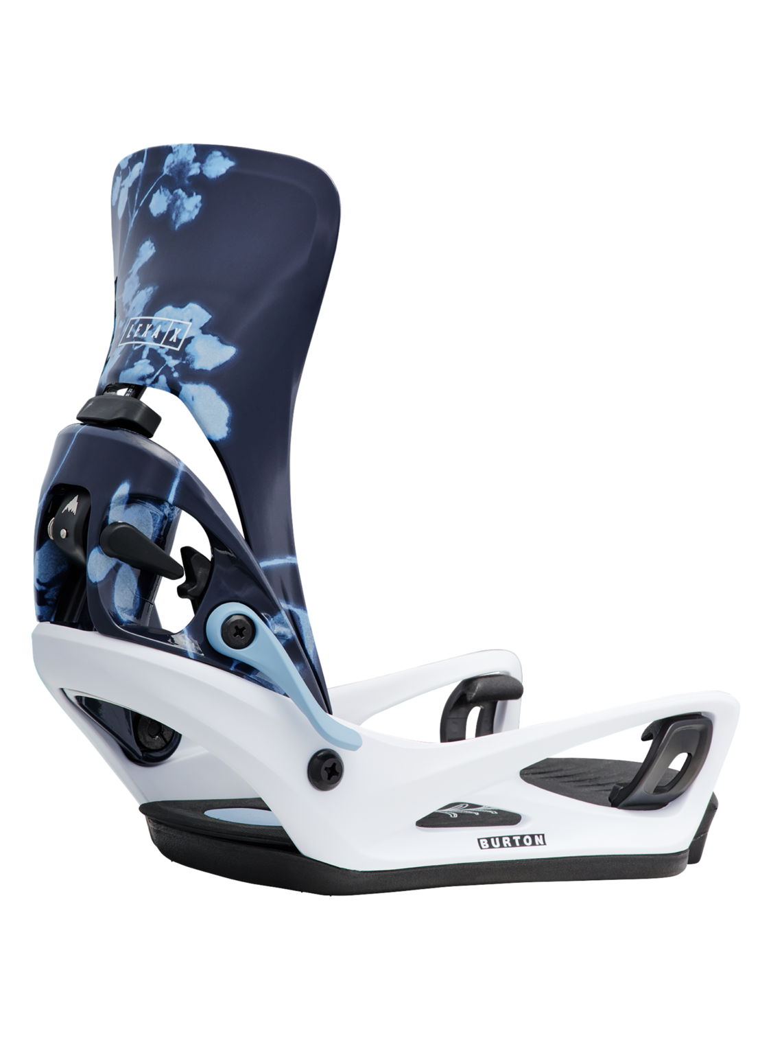 Women's Step On® Lexa X Snowboard Bindings - Cyanotype Floral/White