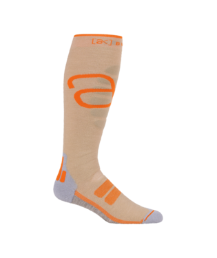 [ak] Performance+ Sock - Chinchilla Gray/Goldfish Orange