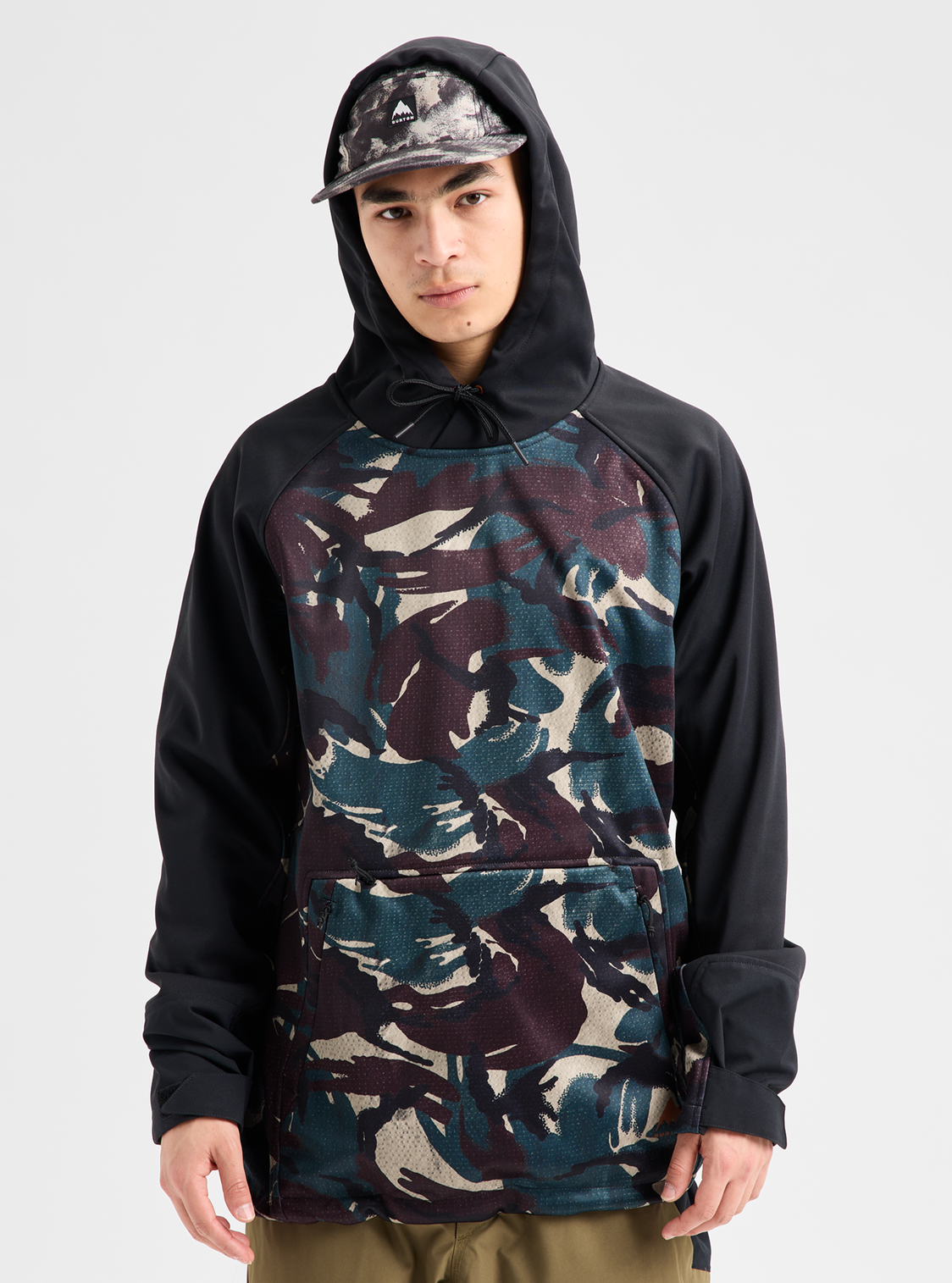 Crown Weatherproof Riding Pullover Hoodie - SEERSK/TRUBLK