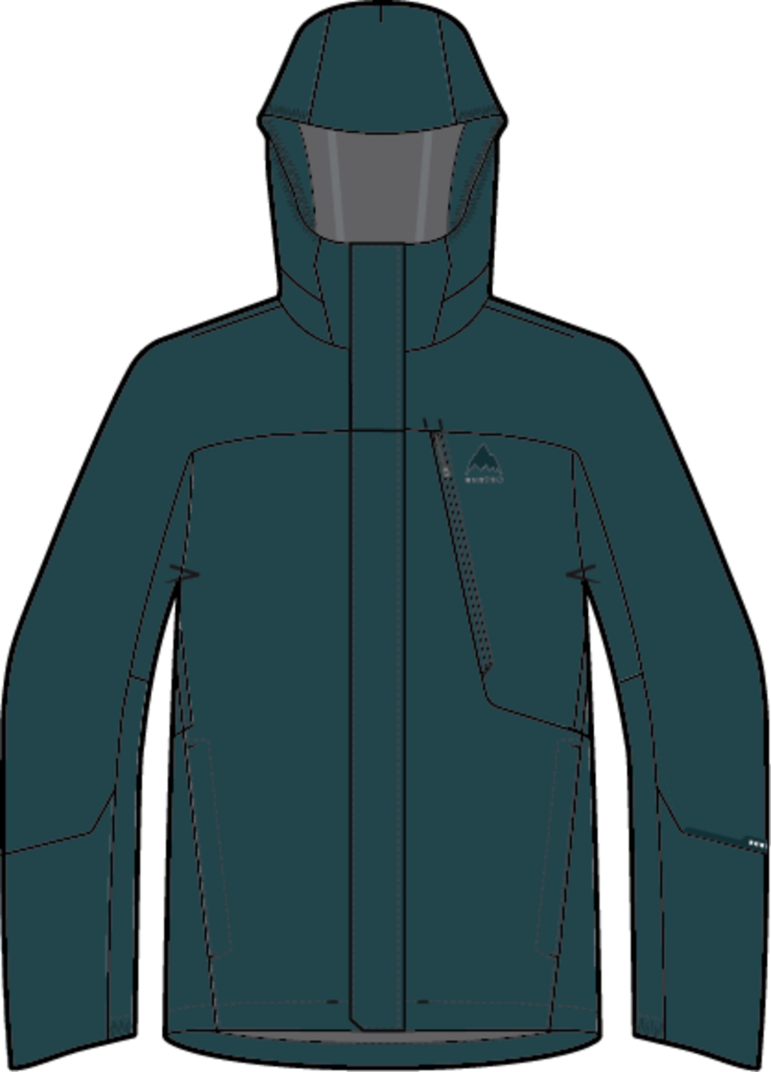 Men's Reserve 2.5L Jacket - Atlantic Teal