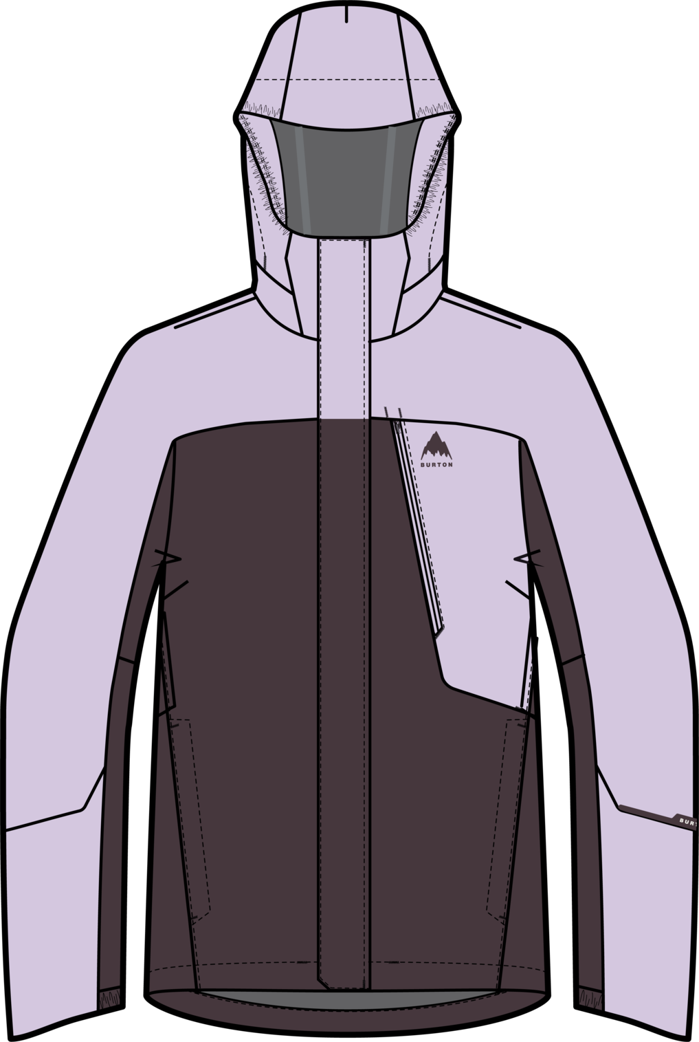 Women's Reserve 2.5L Jacket - Moondust Purple/Bear Hug Brown