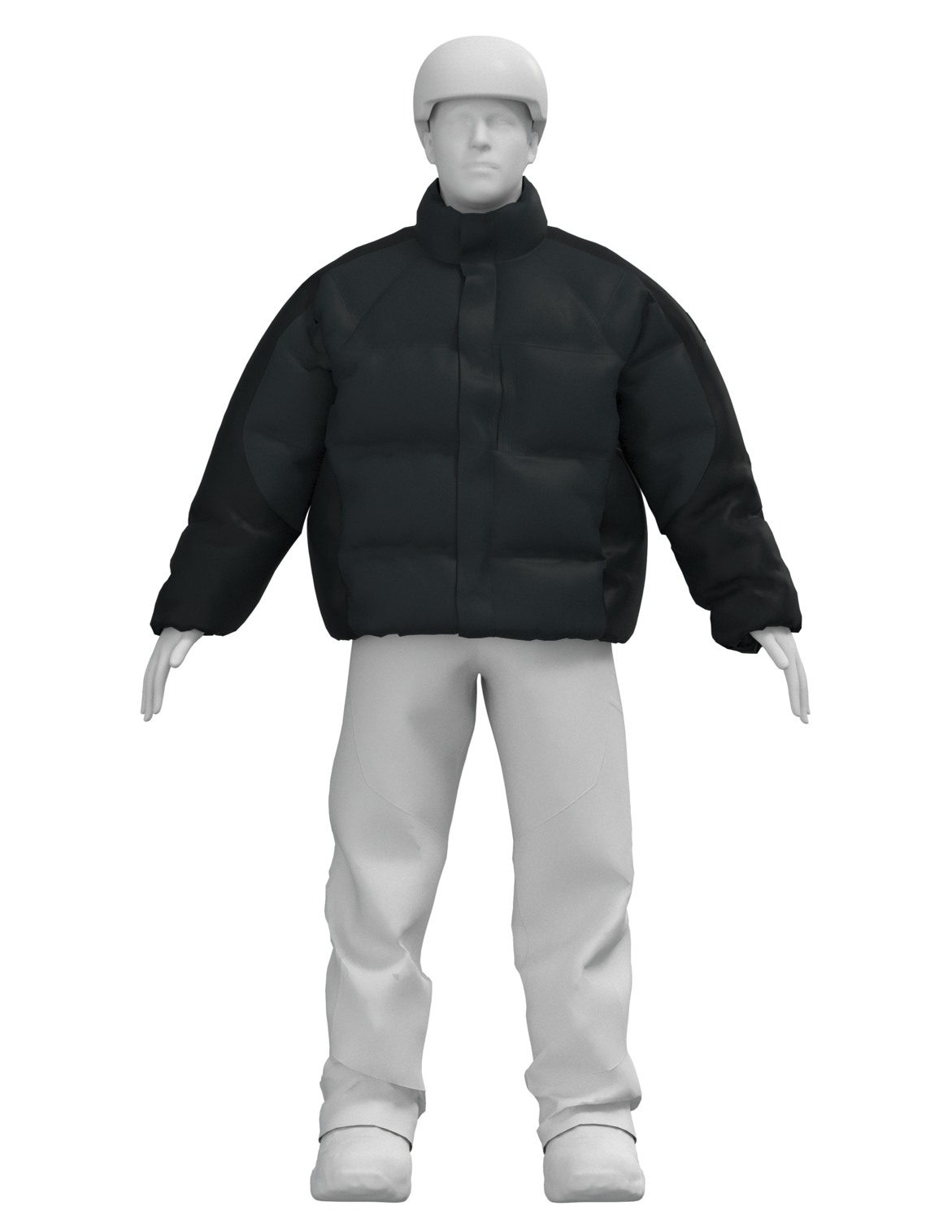 AG Toughy Puffy Down Jacket - True Black