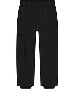 AG Offspin 2L Pants - True Black