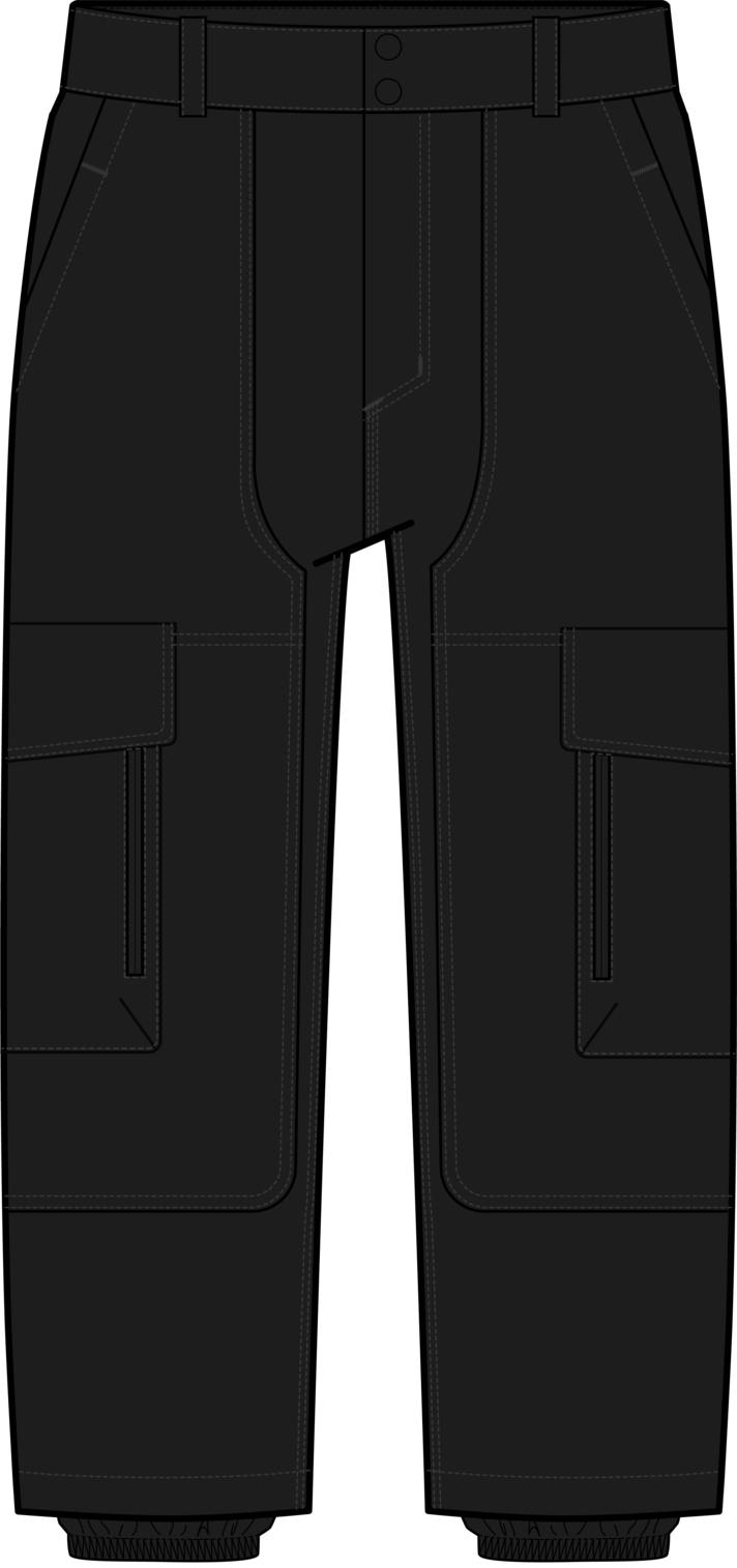 AG Offspin 2L Pants - True Black