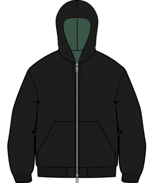 AG Toughy Reversible Full-Zip Hoodie - TRUBLK/DIRTYMONEY