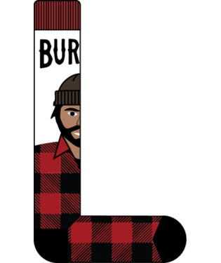 Men's Partylap Sock - LUMBERJACK