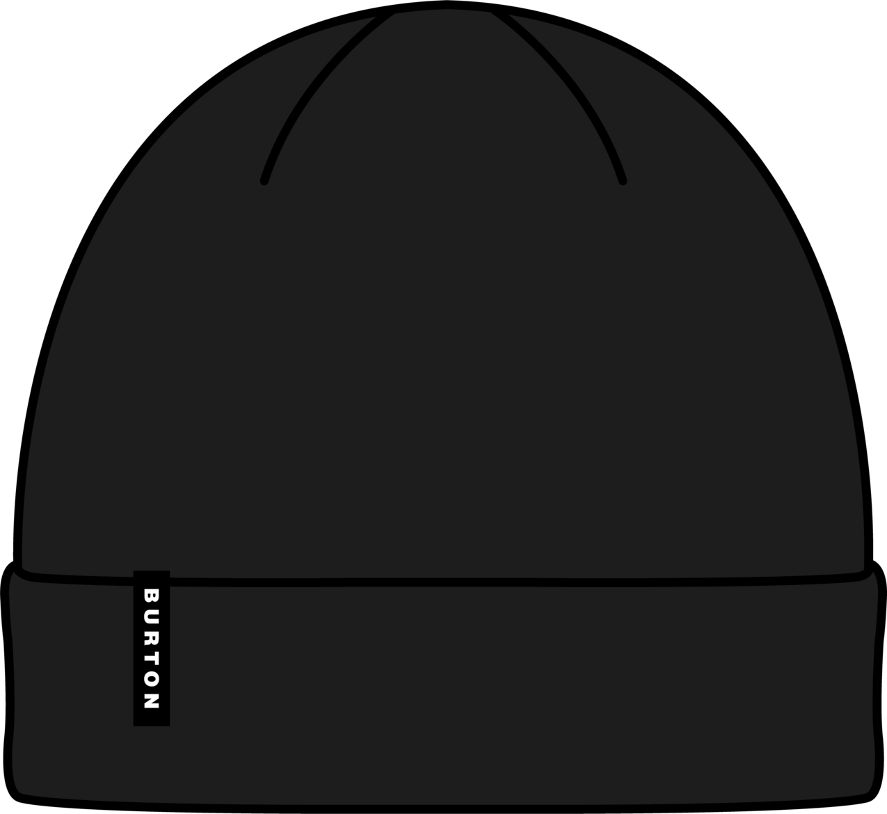 All Day Long Beanie - True Black