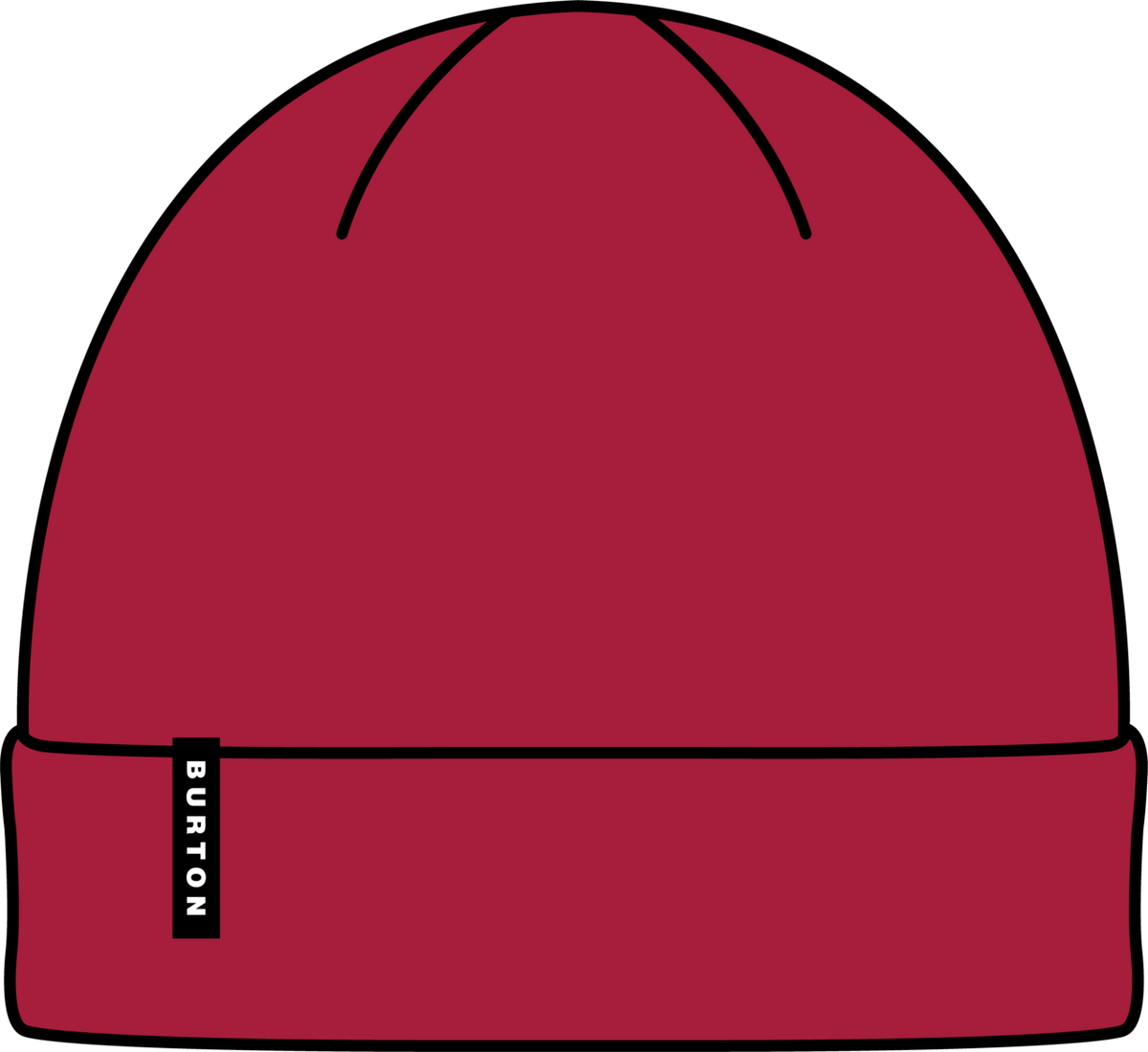 All Day Long Beanie - Geranium Red