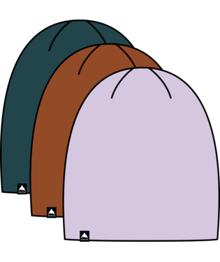 DND Beanie (3 Pack) - Atlantic Teal/Spiced Chai/Moondust Purple