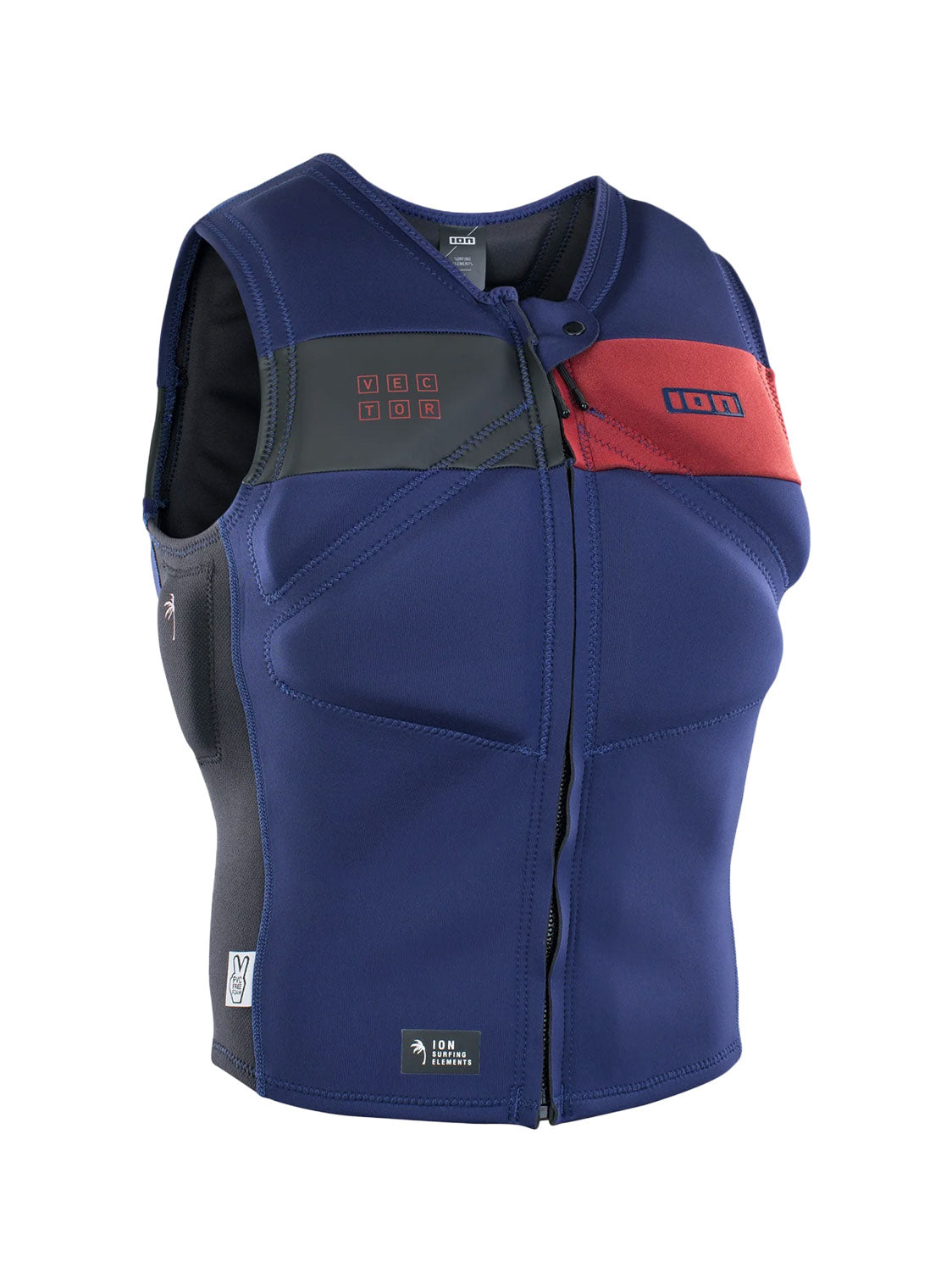 Kamizelka Impact Vest Ion 2022 Vector AMP Front Zip Indigo Blue