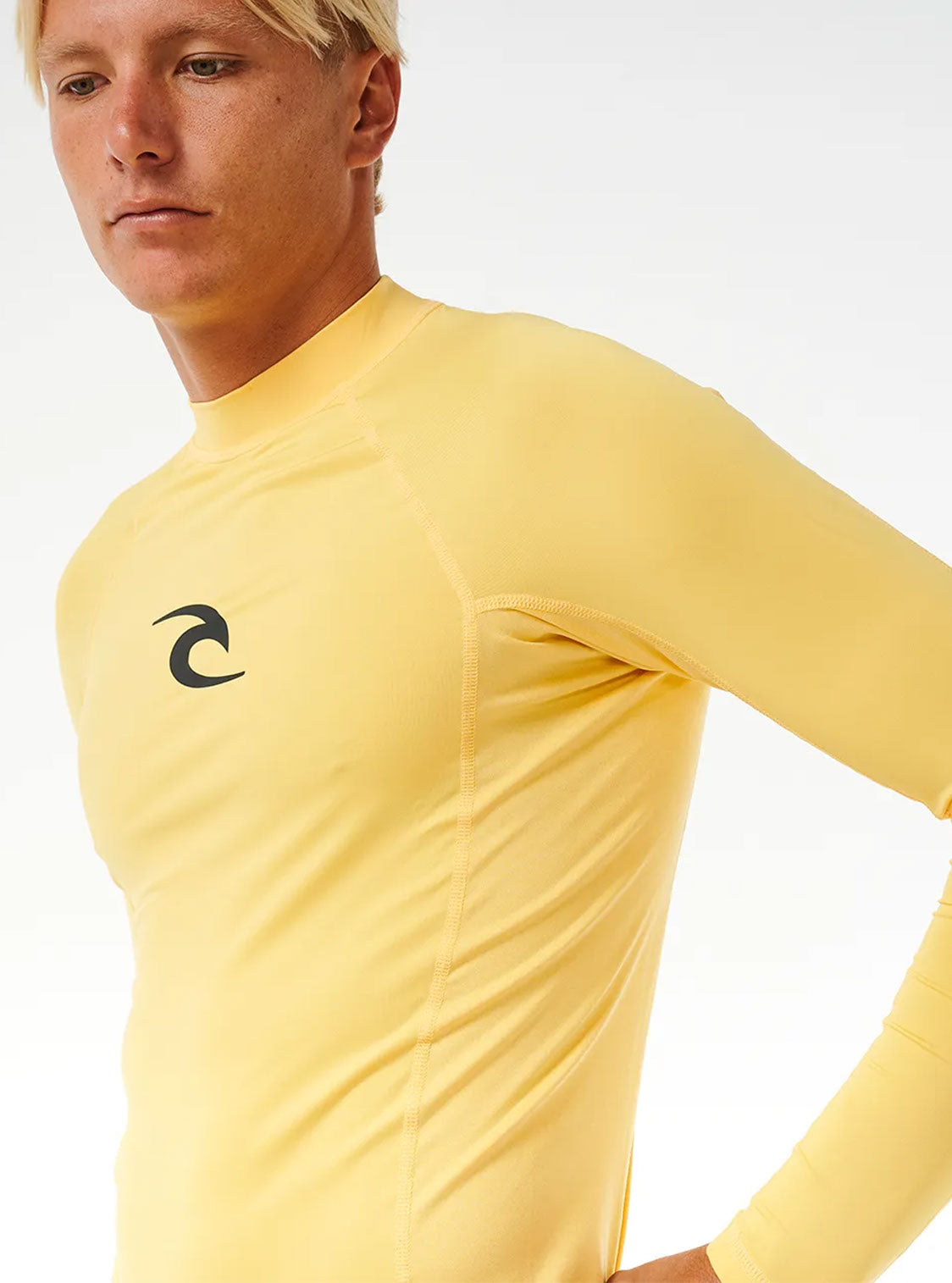 Rip Curl Lycra Waves Upf Perf L/S Yellow