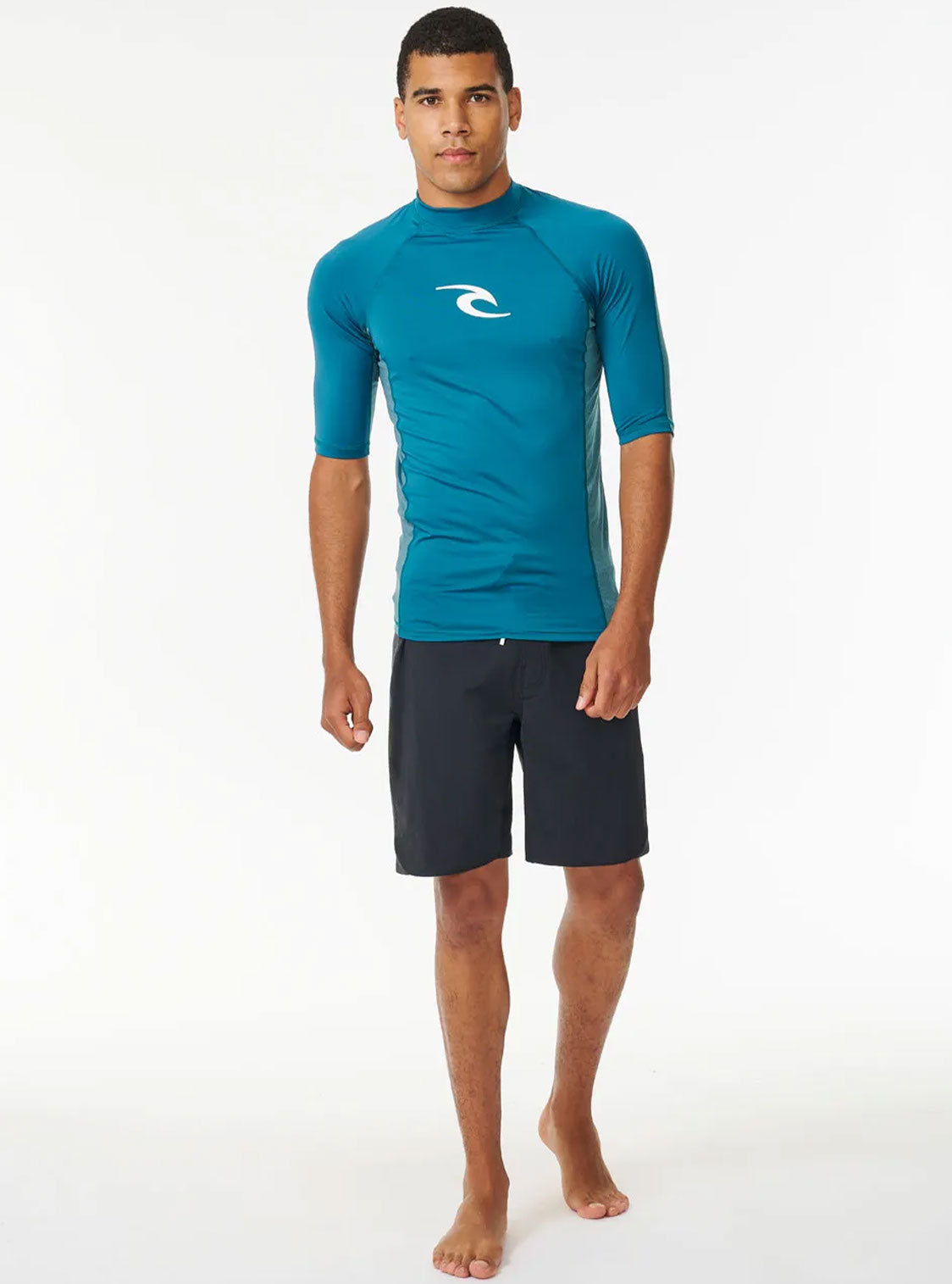 Rip Curl Lycra Waves Upf Perf S/S Deep Ocean