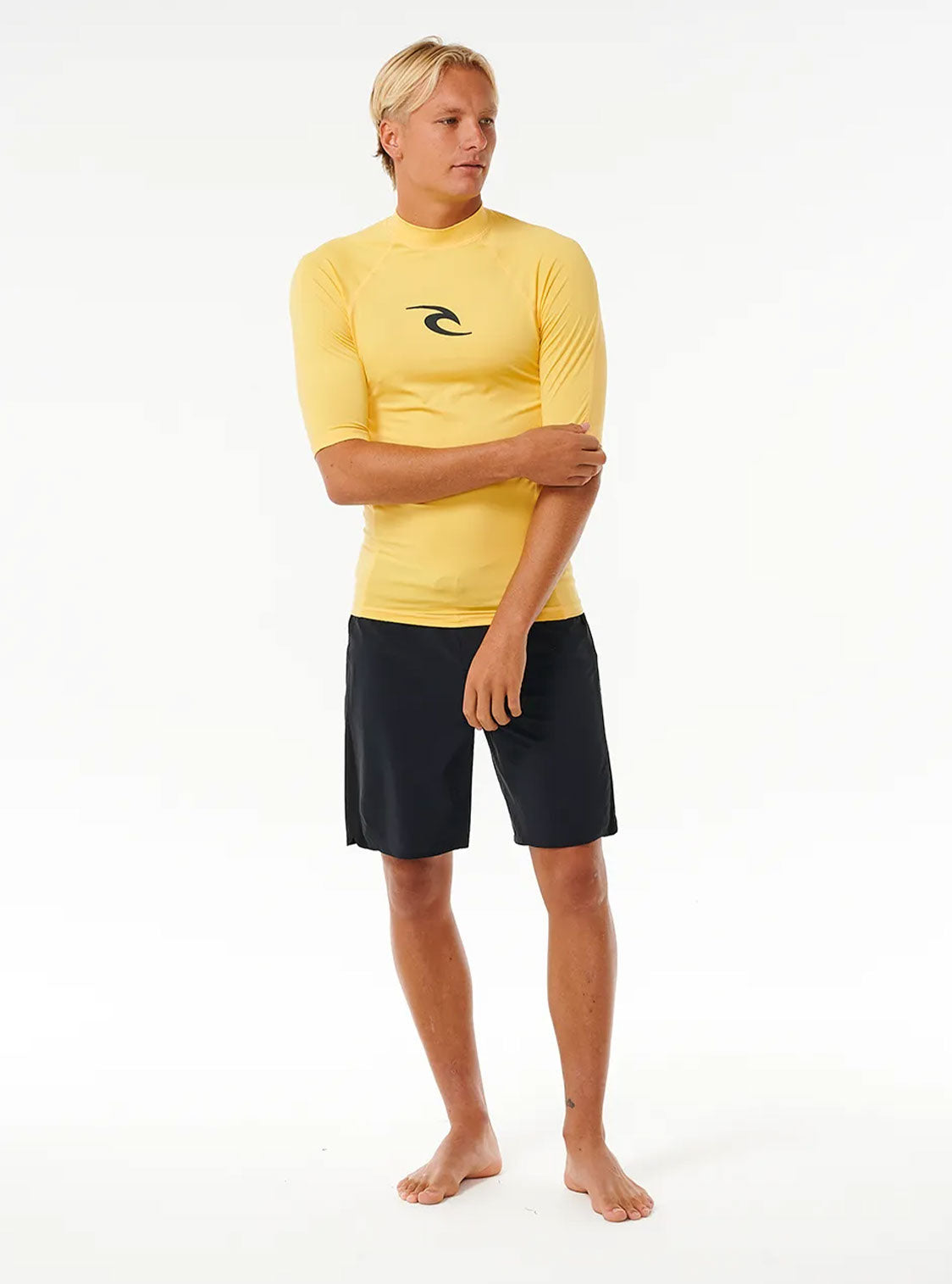 Rip Curl Lycra Waves Upf Perf S/S Yellow