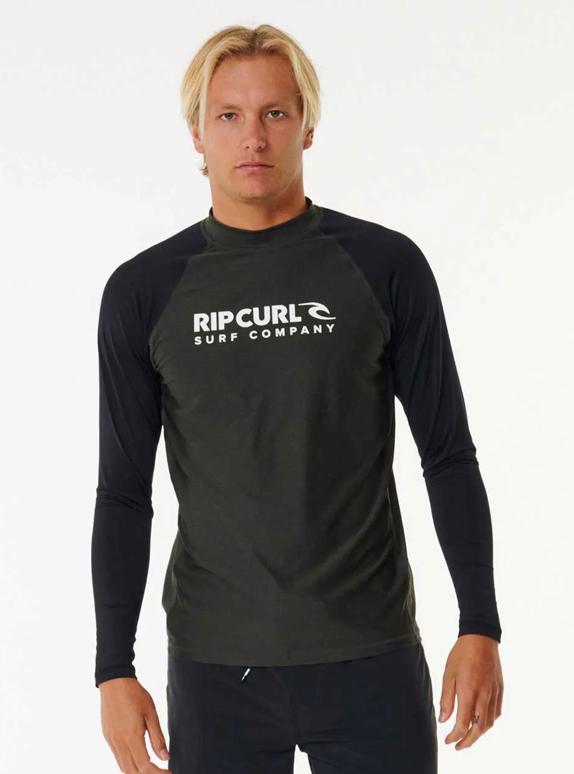 Rip Curl Lycra Shock Upf Ls Black Marle