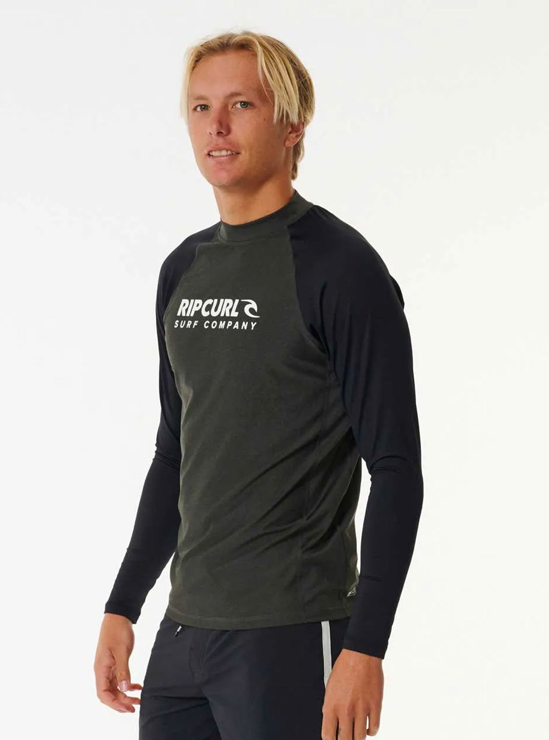 Rip Curl Lycra Shock Upf Ls Black Marle