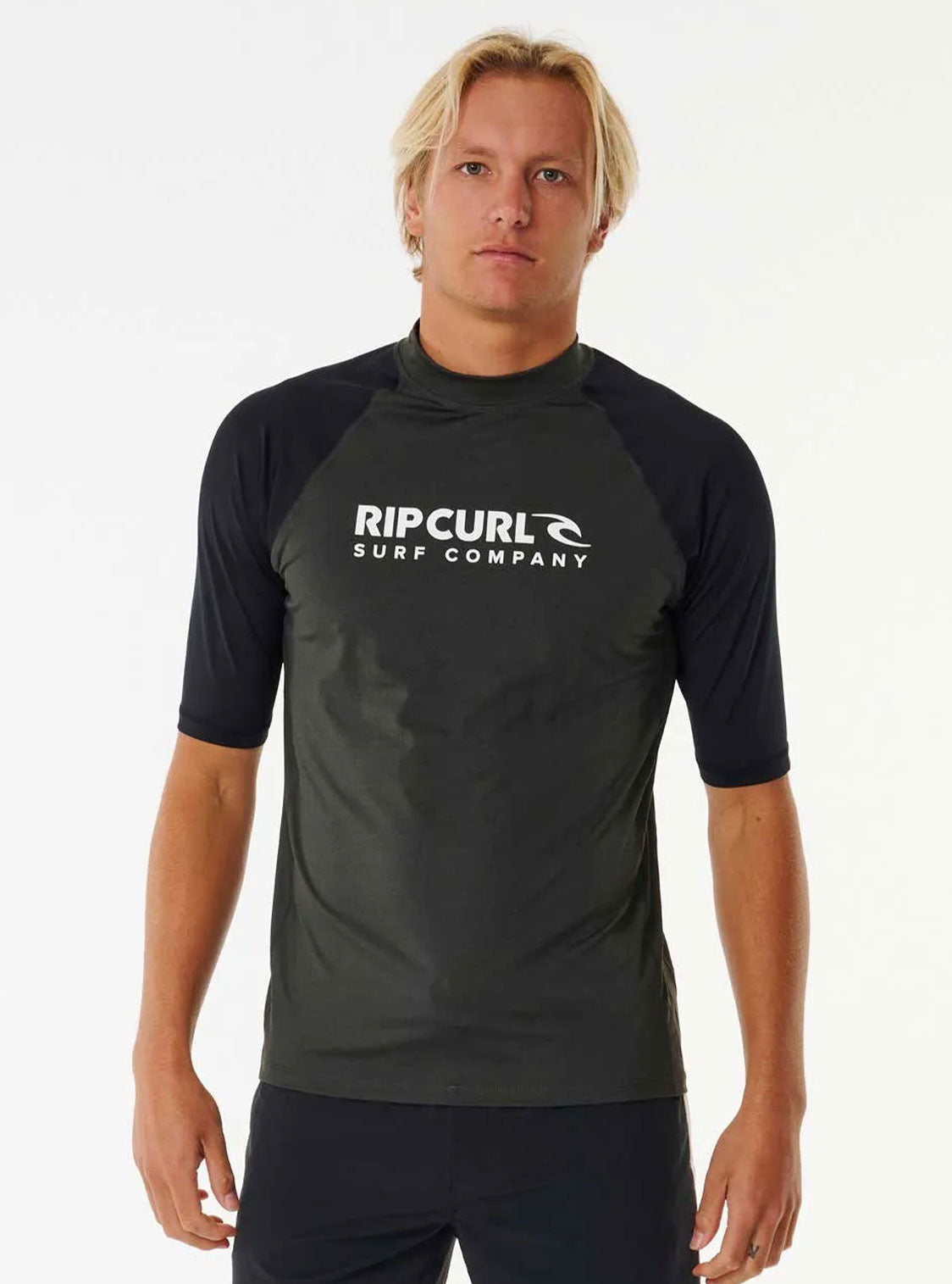 Rip Curl Lycra Shock Upf Ss Black Marle