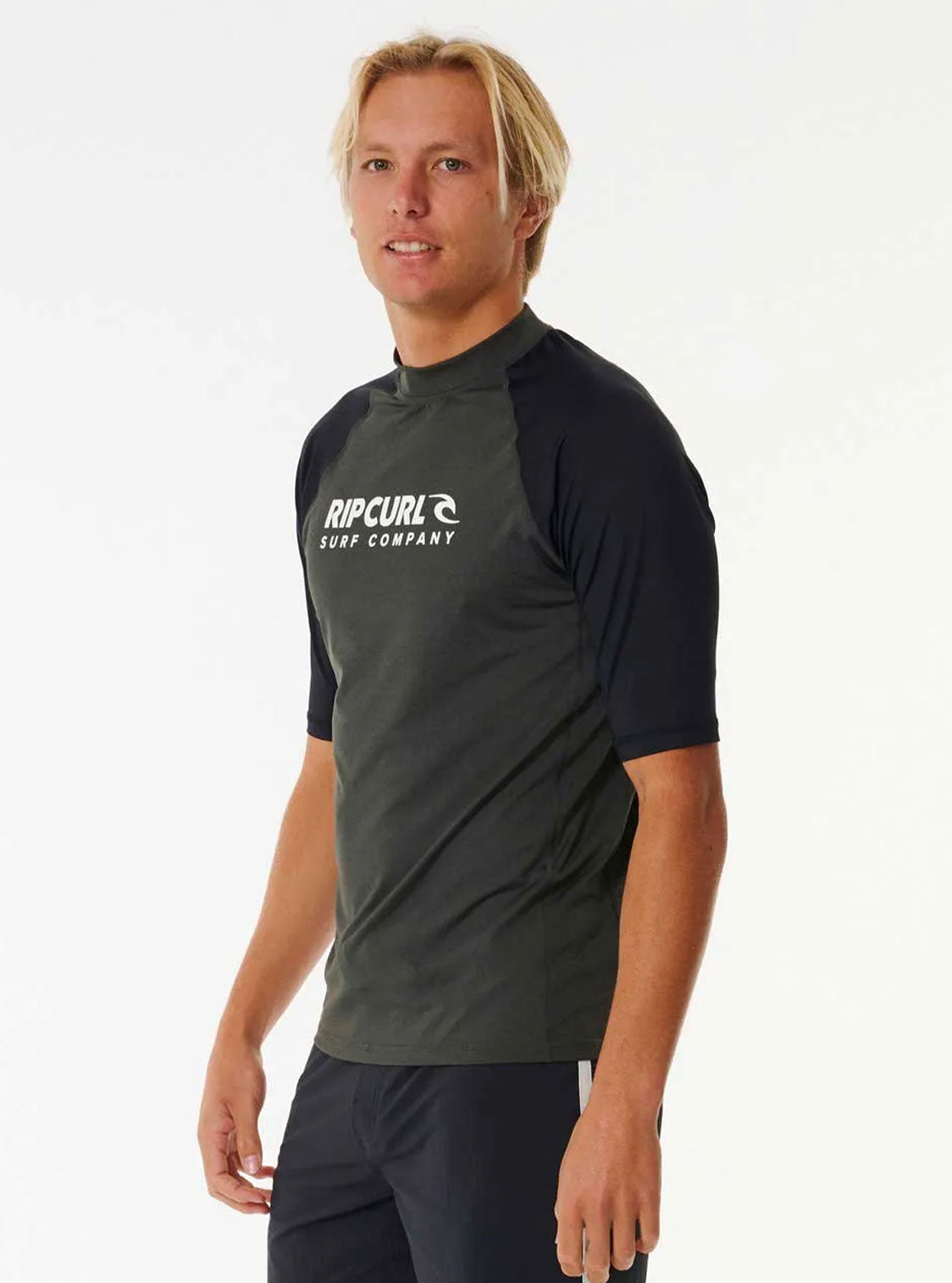 Rip Curl Lycra Shock Upf Ss Black Marle